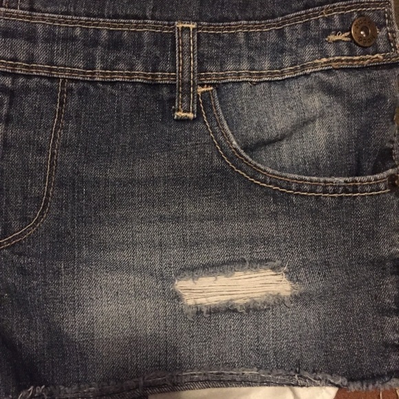 Mudd distressed short overalls bib M - Picture 4 of 7